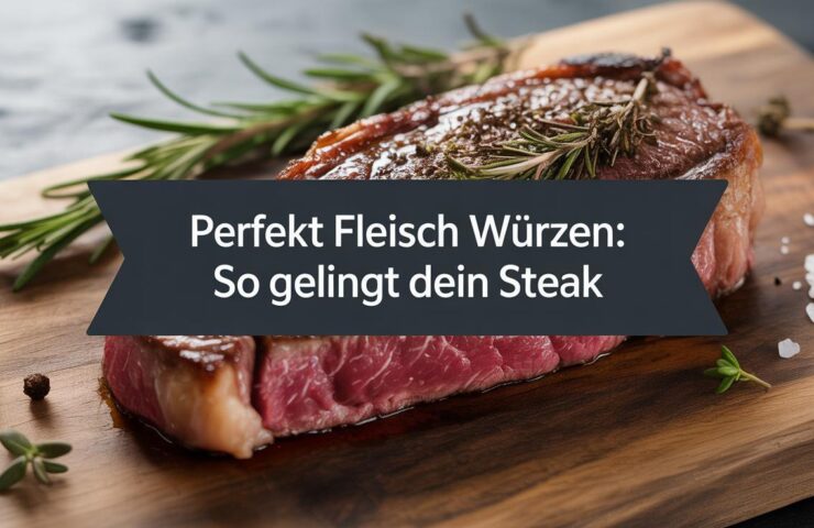 Perfekt Fleisch würzen: So gelingt dein Steak