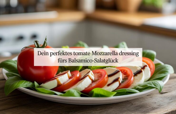 Dein perfektes Tomate Mozzarella Dressing fürs Balsamico-Salatglück