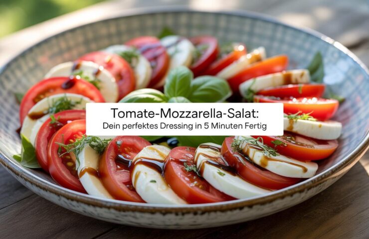 Tomate-Mozzarella-Salat: Dein perfektes Dressing in 5 Minuten fertig