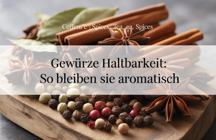 Gewürze Haltbarkeit: So bleiben sie aromatisch