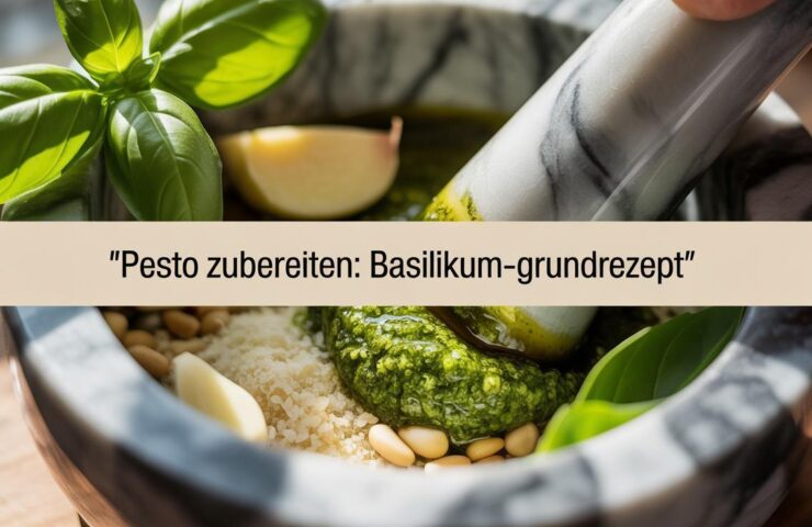Pesto zubereiten: Basilikum-Grundrezept