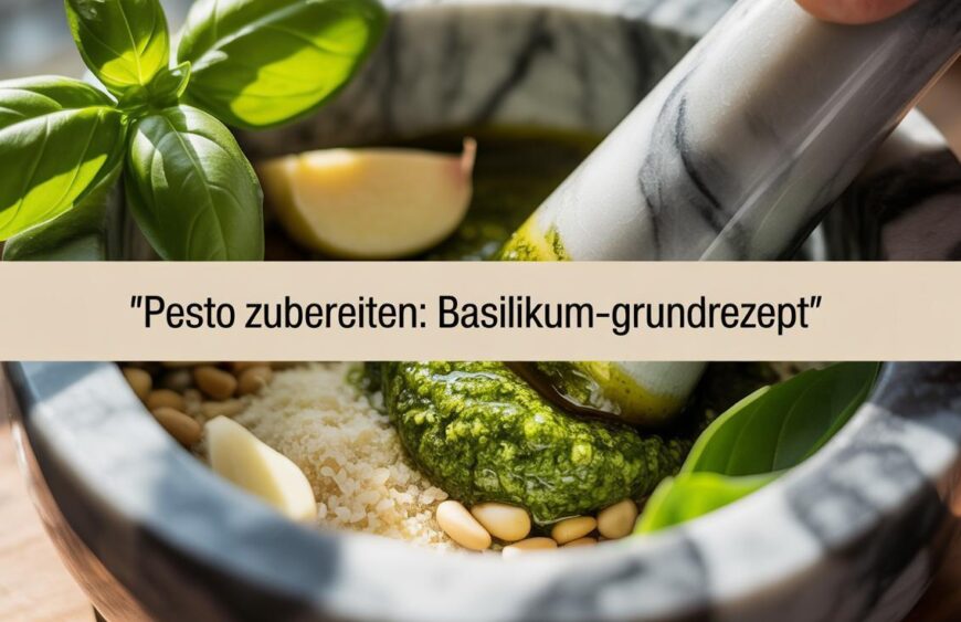 Pesto zubereiten: Basilikum-Grundrezept