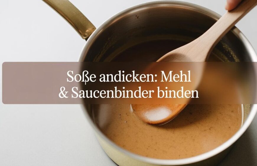 Soße andicken: Mehl & Saucenbinder binden