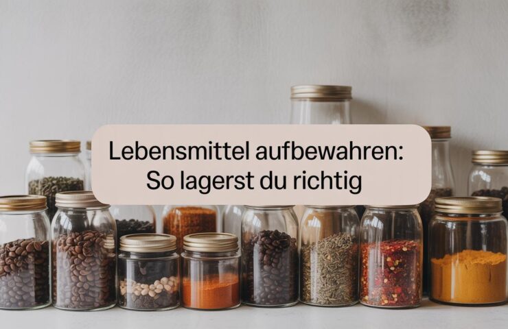 Lebensmittel aufbewahren: So lagerst du richtig
