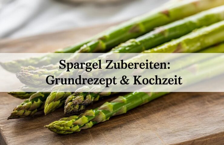 Spargel zubereiten: Grundrezept & Kochzeit