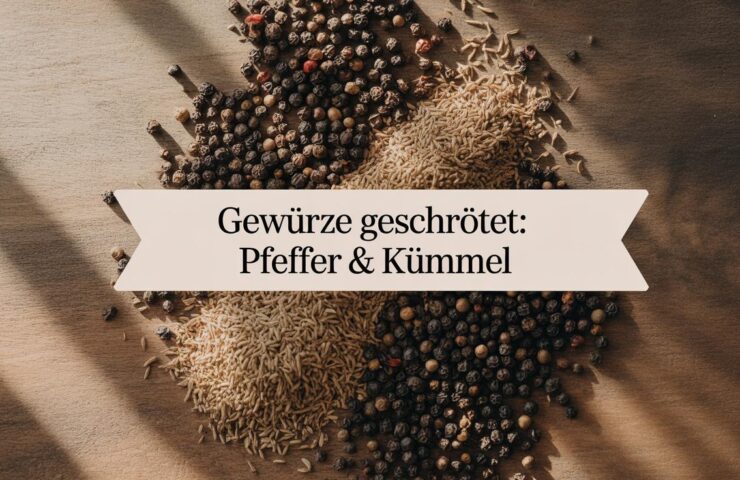 Gewürze geschrotet: Pfeffer & Kümmel