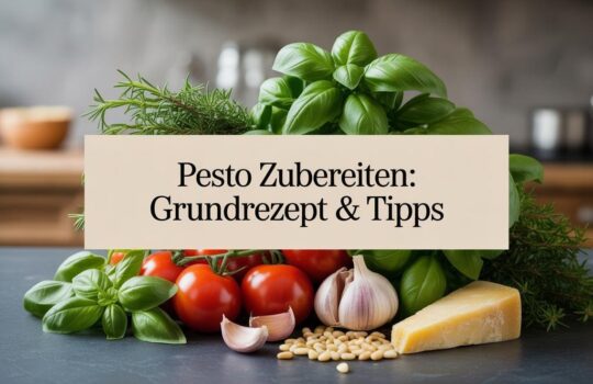 Pesto zubereiten: Grundrezept & Tipps