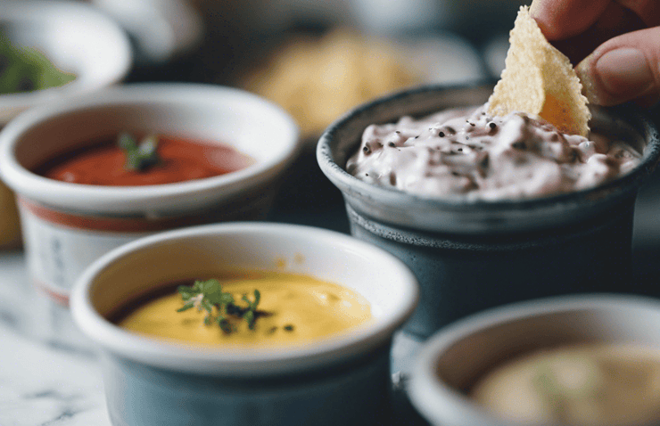 Selbstgemachte Dips