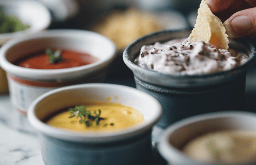 Selbstgemachte Dips