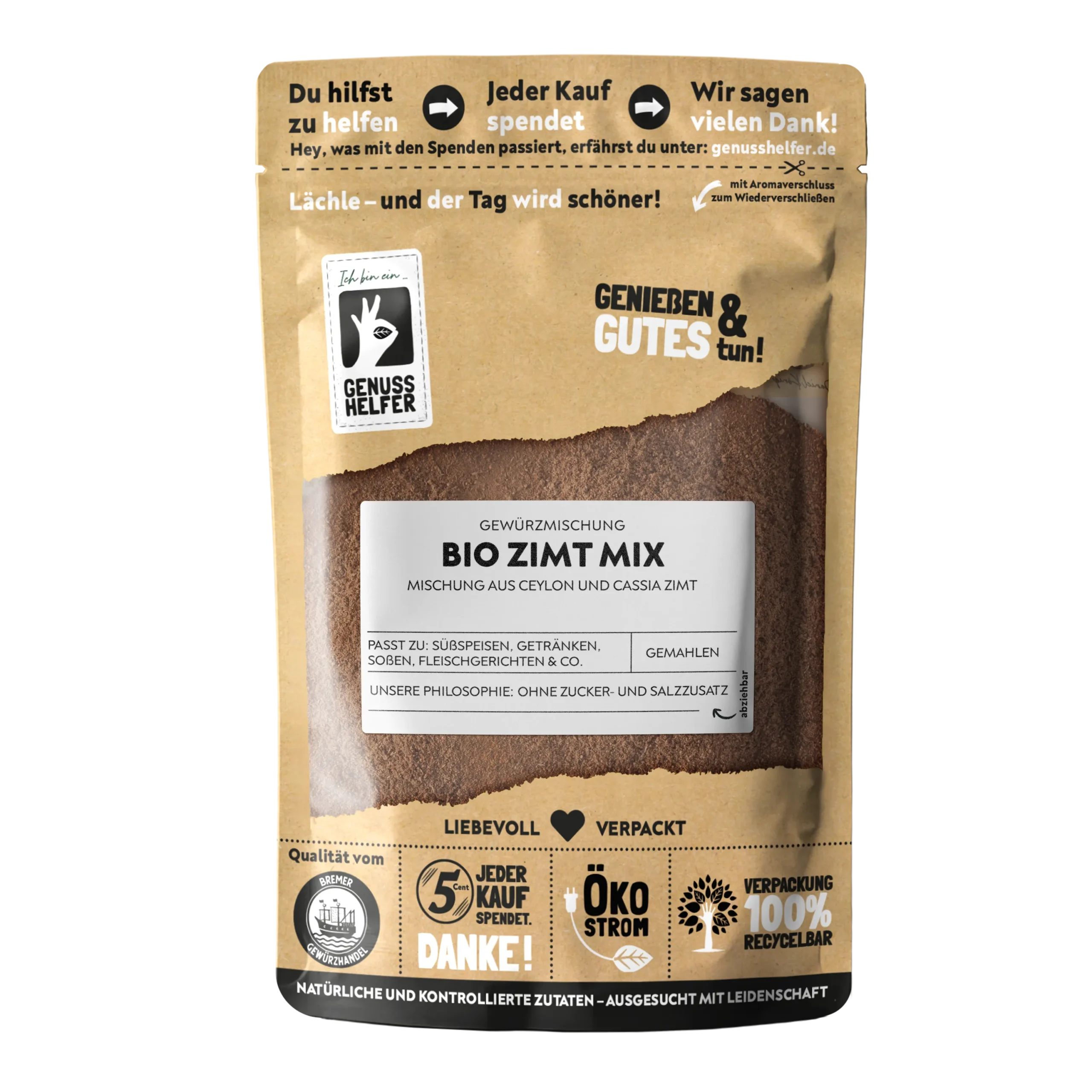 Brehmer Gewuerzhandel Bio Zimt Mix