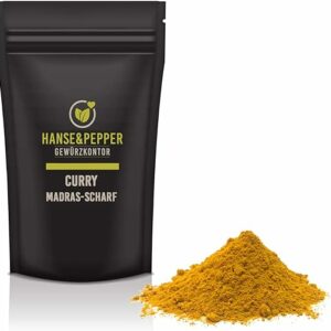 1kg Indisches scharfes Currypulver - Gourmet Serie
