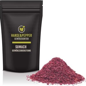 Hanse & Pepper 250g Sumach gemahlen Essigbaumfrucht Gewürz - Gourmet Serie