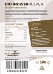 Mr. Brown 500g BIO Ingwerpulver, fruchtig-scharf