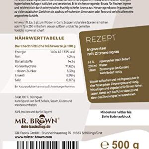 500g BIO Ingwerpulver, fruchtig-scharf