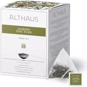 Althaus Tee JASMINE TING YUAN, Grüner Jasmintee, 15x2,75g