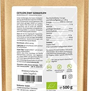 BIO Ceylon Zimt 500g – 100% natürlich