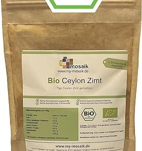 Bio Ceylon Zimt gemahlen - Premium Qualität, 100g