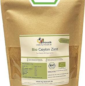 Mosaik Bio Ceylon Zimt gemahlen - Premium Qualität (500g)