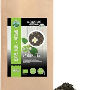 BIO Jasmintee (200g), Grüner Tee mit Jasminblüten