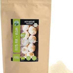 BIO Knoblauchpulver, 500g, 100% rein