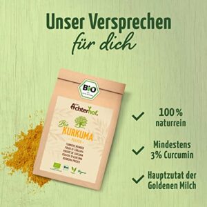 Bio Kurkuma Pulver 500g für verschiedene Zubereitungen