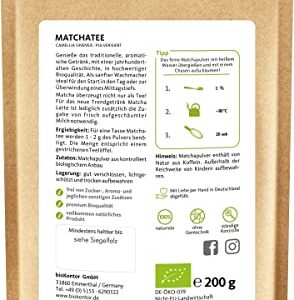 BIO Matcha Pulver 200g – 100% natürlich