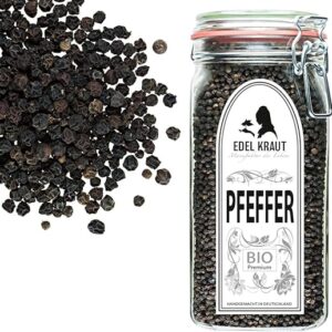 Edel Kraut BIO Schwarzer Pfeffer 750g in Premium Glas