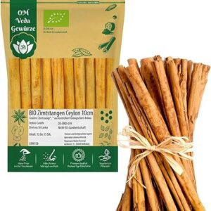 OmVeda BIO Zimtstangen Ceylon 10 CM aus Sri Lanka