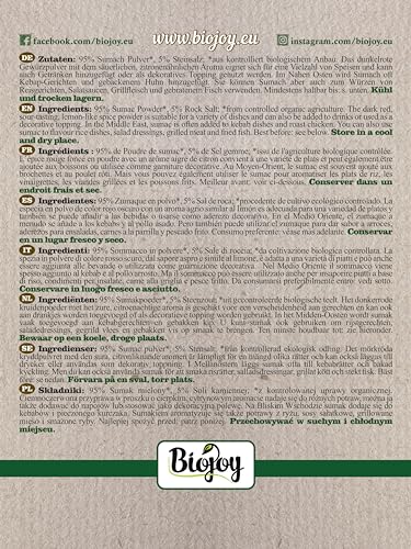 Biojoy BIO-Sumach Gewürz, türkisch, 250 gr