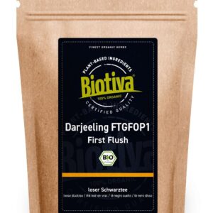 Biotiva Darjeeling Bio Schwarztee, Frühlingsernte, 250g
