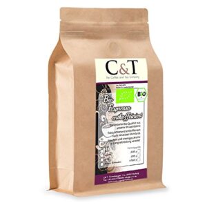 C&T Bio Espresso Crema – Entkoffeiniert, 1000g