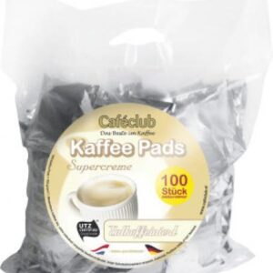 Caféclub Entkoffeinierte Kaffeepads 100x7g