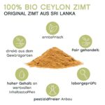 Ceylon Zimt BIO, 100% echtes, 250g - Pfefferdieb