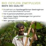 Ceylon Zimt BIO, 100% echtes, 250g - Pfefferdieb
