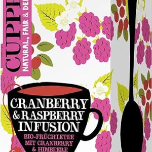 Cupper Bio Früchtetee, Blaubeere-Himbeere, 20 Beutel