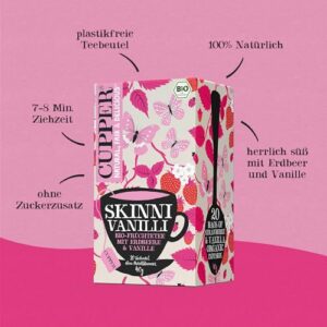 Cupper Bio Früchtetee ‘Skinni Vanilli’, 20 Teebeutel