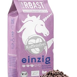 Blank Roast EINZIG Entkoffeinierte Bio Kaffeebohnen, Sanft Geröstet