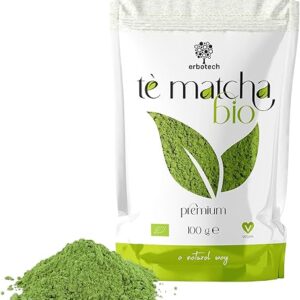 ERBOTECH BIO Matcha Tee, Premium Qualität 100g