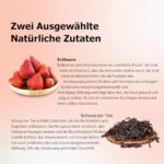 HANFANGLING Erdbeer Schwarztee, Naturreiner Loser Tee