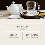 J. Hornig Bio Grüntee, Premium Pyramidenteebeutel, 25 Stück