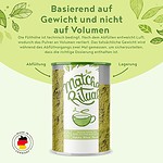 Matcha Pulver 210g - Latte mit Kokosmilch, Weizengras