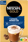 Nescafé Gold Cappuccino weniger Süß 10x12,5g
