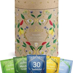 Pukka Bio Kräutertee Set, 5 Varianten, 30 Teebeutel