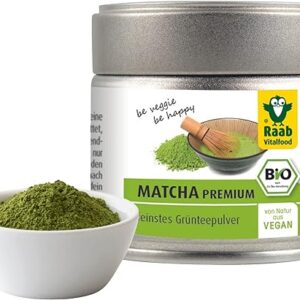 Raab Vitalfood Bio Matcha-Grüntee, Vegan, 30g