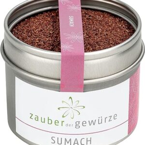 Zauber der Gewürze Sumach Gewürz, grob gemahlen, Premium-Qualität, 60g