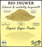 Uncle Spice BIO Ingwerpulver - 200g Premium Qualität