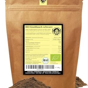 Uncle Spice BIO Schwarzer Knoblauchpulver 80g – SUPERFOOD