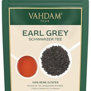 VAHDAM Earl Grey Schwarzer Tee (340g, 170+ Tassen)
