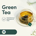 VAHDAM, Entkoffeinierter Grüner Teebeutel (100 Stück)