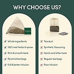 VAHDAM, Entkoffeinierter Grüner Teebeutel (100 Stück)